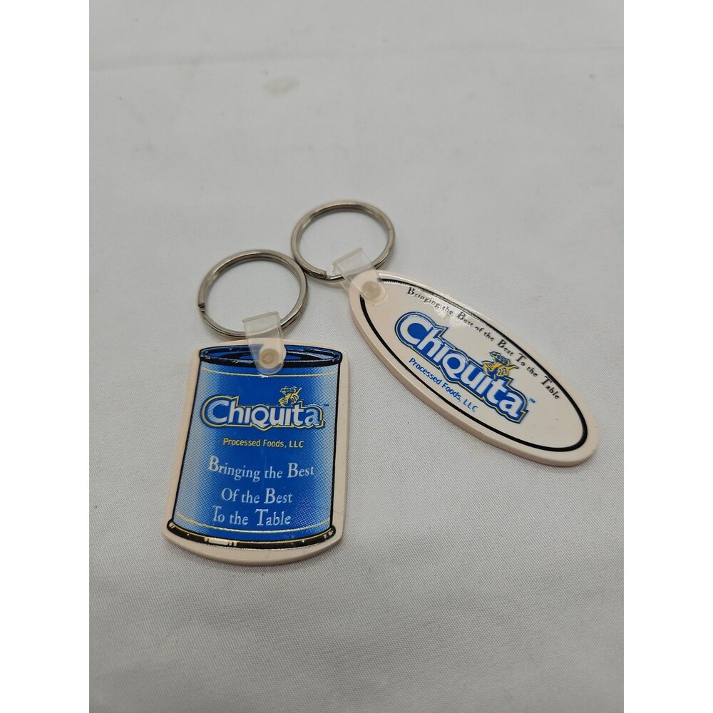 Vintage Chiquita Advertising Key Chains